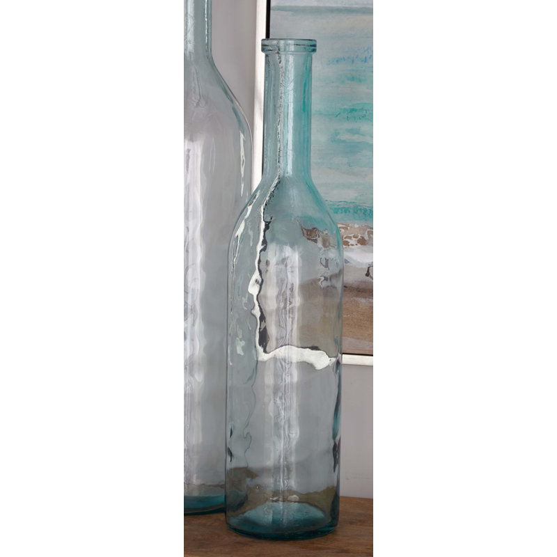 Highland Dunes Glass Bottle Floor Vase & Reviews Wayfair